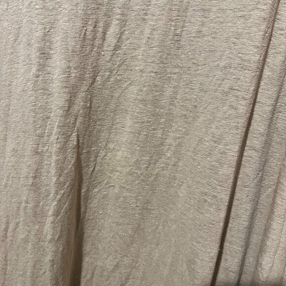 NKD-T By Naked Cashmere Linen Maxi Dress Size Large Minimalist Tan - Picture 4 of 5